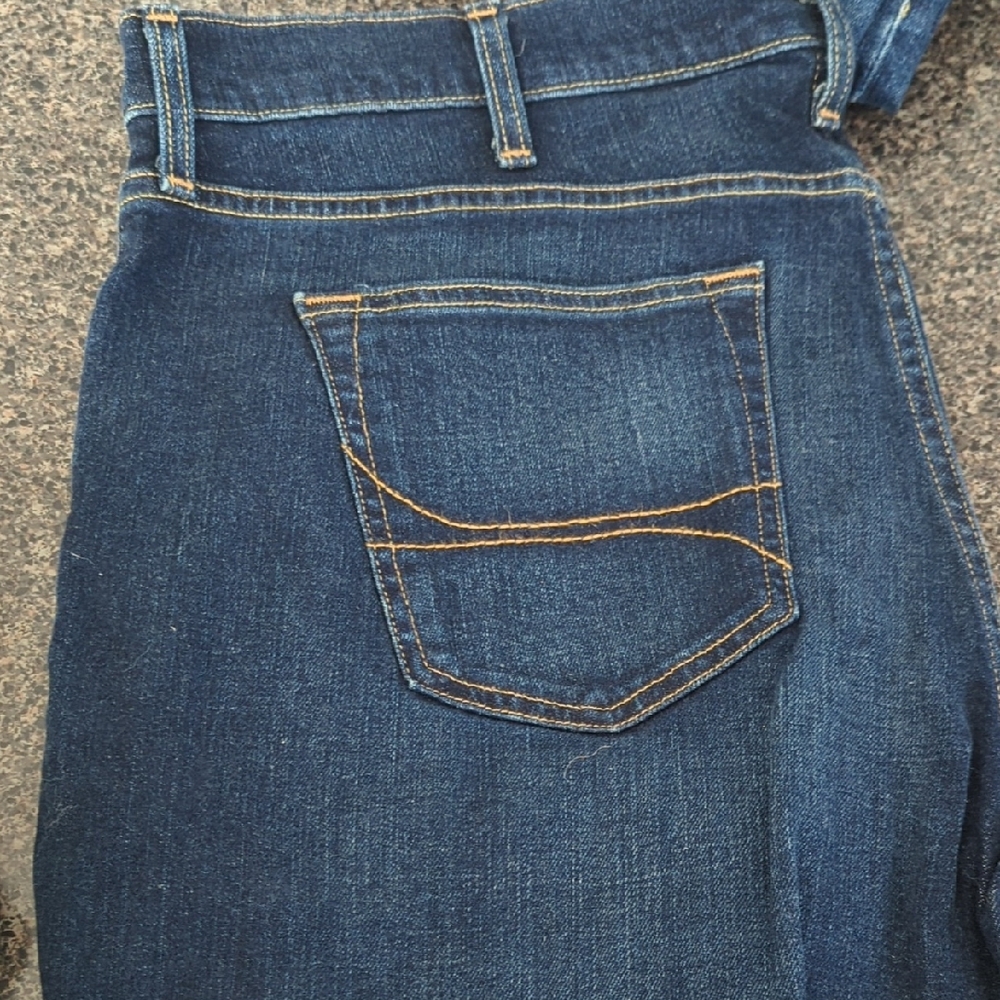 Hollister Men's Dark Blue Denim Jeans- 38x 36